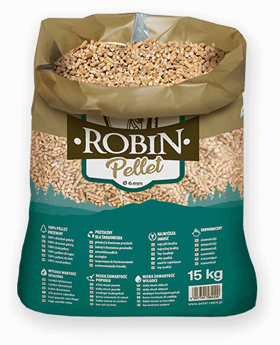 worek pelletu opałowego Robin do kupienia w Glinojecku lub sklepie internetowym